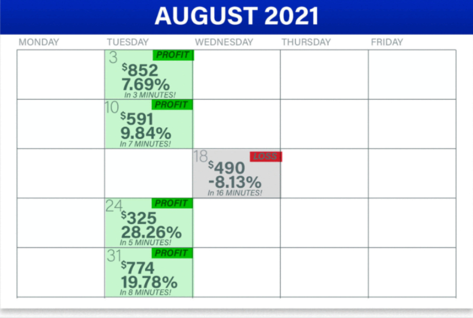 August Calendar
